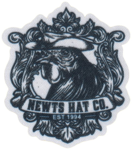 Printed patch with a detailed full color design