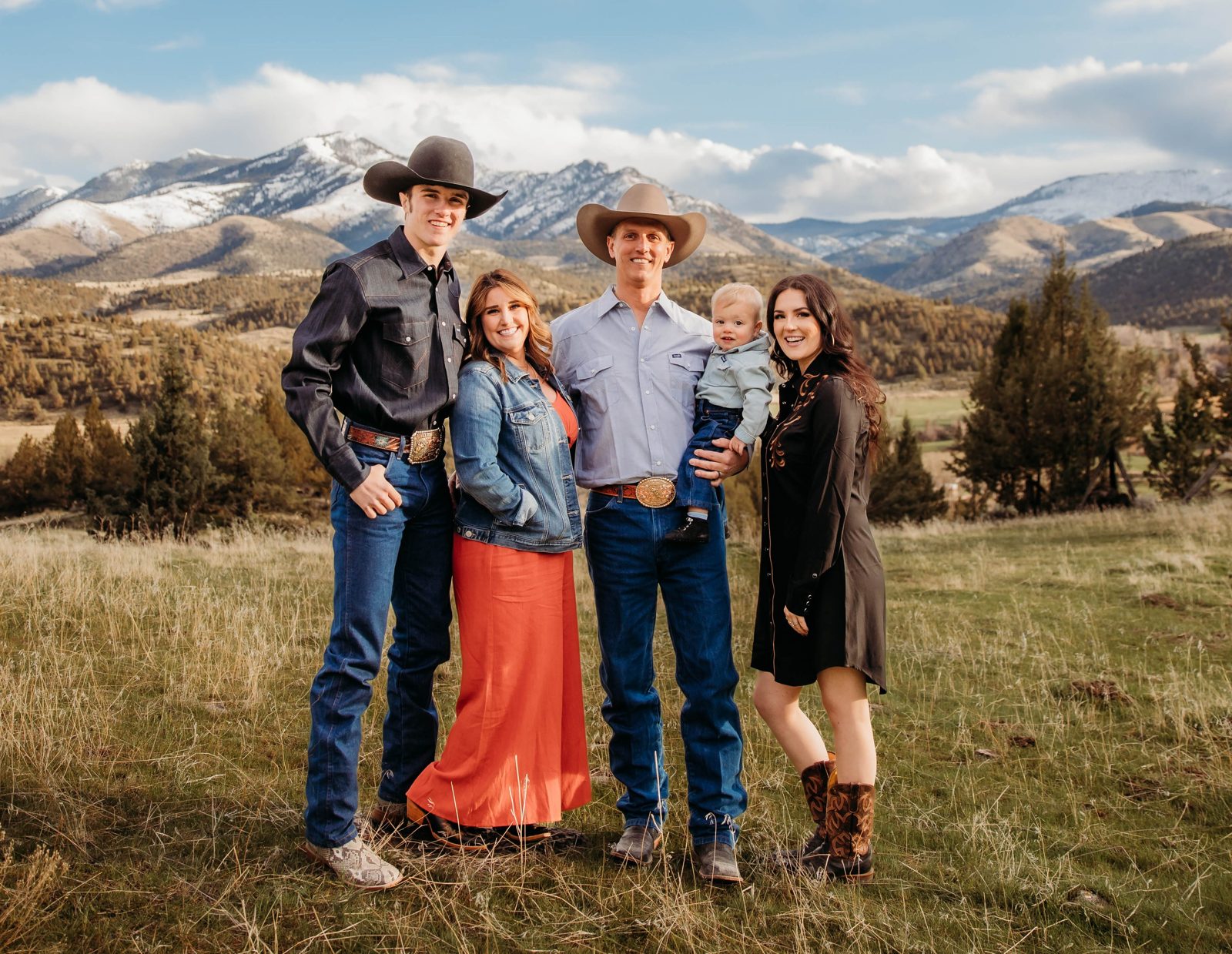Mike and Trista Strong with their family